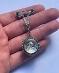 Vintage 17 Jewel Banner Pool Of Light Pocket Watch Fob Wind Up Working Condition. Fixed Price $420.00.