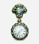 Antique 1819-1838 18K 750 Gold &enamel G.b. Cunis Fils Pocket Watch W/key Wind. Fixed Price $6999.99.