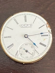 Vintage Size Waltham Pocket Watch Movement, Gr. M, Running Good Year 1891-1892. Fixed Price $80.00.