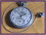 Antique Keystone Standard 15JEWEL Pocket Watch C.1922 W/chain Fob Keeps Time. Fixed Price $195.00.
