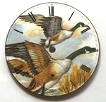 Waltham 14 Size Canadian Geese Birds Nature Pocket Watch Porcelain Dial LW446. Fixed Price $45.00.