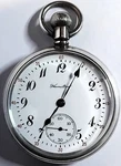 Solid Silver Hamilton, GR:974, 16S, 17JS Open Face Pocket Watch,fwo. Fixed Price $350.12.