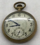 Elgin Pocket Watch, 1928, Jewel Serial #30384507, Untested (C-6). Fixed Price $85.00.