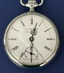 Moeris Grand Prix 17J Swiss Movement Pocket Watch Aviation Engravement Runs. Fixed Price $129.98.