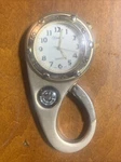 Xanadu Carabiner Clip Bag Pocket Silver Tone Compass With New Battery- Read. Fixed Price $19.99.