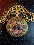 Stage Coach Pocket Watch With Box.. Fixed Price $13.45.