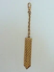 Vintage Gold Filled Mesh Victorian Era Pocket Watch Fob & Chain. Fixed Price $59.99.