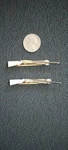 2 Vintage Swank Gold Tone Pump Shotgun W/mop Stock Tie Bar Clip. Fixed Price $30.00.