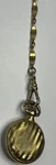 Vintage French Calibri Ladies Quartz Pocket Watch With Decorative Chain. Fixed Price $50.00.