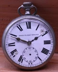 Spoor En Post Horloge +35344 Dutch Railroad Pocket Watch 52MM For Repair (it). Fixed Price $74.95.