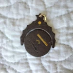 Antique Masonic Pocket Watch Spinner Fob Damascene Pendant 1900S Freemasons. Fixed Price $34.99.