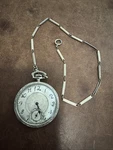 1920S New York Standard Watch Co. Pocket Chain Grade 1553 Works. Fixed Price $79.99.