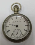 Elgin Grade 172 18S 7J 1898 Pw Fahy's Oresilver Nice Case And Crystal 056WEB. Fixed Price $74.99.