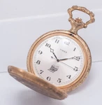 1970S Timex Locomotive Train Railroad Case Hunter Pocket Watch As-is. Fixed Price $79.99.