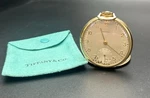 Vintage Preowned Tiffany & Co. Open Face Pocket Watch-yellow Gold 14K Mechanical. Fixed Price $1800.00.