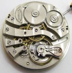Pocket Watch Howard Keystone 12S Movement 17 Jewels 3 Adj. For Parts * Of. Fixed Price $145.00.