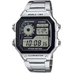 Casio AE-1200WHD-1AV Digital Sport Watch Steel WR100 World Time Alarm Chrono New. Fixed Price $42.00.