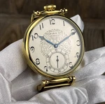 Elgin Vintage 12S Pocket Marriage Watch Conversion 42MM Ss Wrist Year 1926. Fixed Price $977.14.