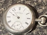 Waltham 18S Pocket Watch Model 1883 Dueber Silverine Hunter Case - Runs. Fixed Price $199.99.