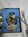 Schylling John Wayne The Duke Quartz Silver Full Hunter Pocket Watch Chain Box. Fixed Price $30.00.