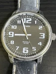 Timex Indiglo WR50M Analog Watch Black Dial Working Needs Band. Fixed Price $19.99.