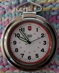 Vintage Swiss Army Pocket Watch Victorinox 24 Hour Quartz. Fixed Price $39.99.