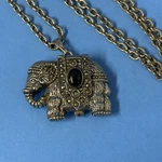 Ganz Quartz Elephant Watch Pendant Necklace Silver Tone 24 Chain Untested. Fixed Price $18.99.