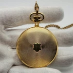 Arnex 44MM Gold Tone W/ White Dial Swiss Made Mechanical Pocket Watch. Fixed Price $159.00.
