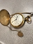 Vintage 1972 Caravelle (bulova) 17 Jewels Swiss Pocket Watch - Runs Well. Fixed Price $119.99.