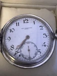 Ch.f. Tissot & Fils Sterling Silver Locle Mechanical Vintage Pocket Watch. Fixed Price $600.00.