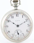 Elgin Gr. 326, 18S 15J 14393516 Keystone Silveroid Pocket Watch, For Repair (bj). Fixed Price $89.95.