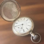 Waltham Manual Hand-winding Pocket Watch Antique Silver-tone Roman Numerals. Fixed Price $327.00.