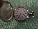 Antique Longines Silver Pocket Watch Paris Grand Prix 1900 Case Vintage 52MM. Fixed Price $375.00.