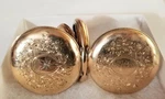 Elgin Full Hunter 14K 25 Diamond Case Second Hand Running Face 32MM Pocket Watch. Fixed Price $499.00.