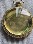 Pocket Watch Case 16S Illinois Co. Elgin Tivoli. Fixed Price $200.00.