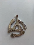45 Rpm Record Adapter Pendant 925 Sterling Silver (chain Not Included). Fixed Price $45.00.