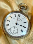 Antique English Sterling Silver Tbh Jg Graves Lever Pocket Watch Parts/repair. Fixed Price $395.00.