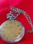 ANTIQU.1930S TISSOT.800 Silver Pocket Watch Swiss Made Mechanical Timepiece Runs. Fixed Price $178.00.