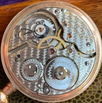 1911 Hamilton Grade 954 Fishscale Damaskeen 16S 17J Gold Filled Pocket Watch. Fixed Price $699.00.