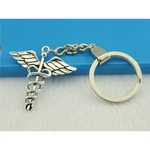 Caduceus Key Chain Charm Symbol Medicine Dr Doctor Nurse Health Medical Fob. Fixed Price $7.99.