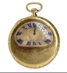 Antique Movado 18K Yellow Gold Pocket Watch 46MM Art Deco 61G Swiss 15 Jewels. Fixed Price $4600.00.