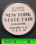 Vintage New York State Fair Syracuse Ny Pocket Mirror. Fixed Price $76.00.
