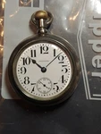 Waltham Pocket Watch Silverode 17 Jewels Mens U.s.a Manual Big Marker. Fixed Price $482.00.
