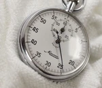 Vintage Minerva 7 Jewel Pocket Stopwatch 0-60MIN, Swiss Made. Fixed Price $395.00.