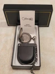 Colibri Silver Tone Quartz Analog Men's Pocket Watch W/ Box And Sleeve. Fixed Price $32.00.