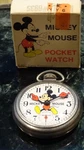 Mickey Mouse Vintage Pocket Watch By Bradley With Box #6935 Walt Disney Works!. Fixed Price $189.99.