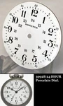Hamilton 3992B, British Royal Army Sas White Porcelain 24 Hour Dial 16 Size Rare. Fixed Price $147.00.