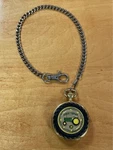 Lovely Vintage John Deer Franklin Mint Collectors Pocket Watch & Chain Link Fob. Fixed Price $195.00.