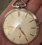 Vintage Omega CAL.161 Pocket Watch 15 Jewels, Swiss Made, 1962, Working. Fixed Price $635.00.