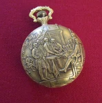 Sears Bicentennial 1776-1976 Pocket Watch With Wind Up Mechanism. Fixed Price $100.00.